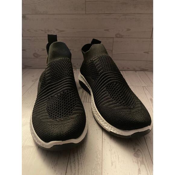 Danskin Cheerful Black Slip-On Knit Sneakers Women’s 7.5 Lightweight - Picture 2 of 6